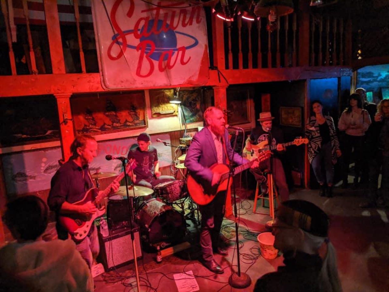 Luke Allen and Happy Talk Band at Saturn Bar.