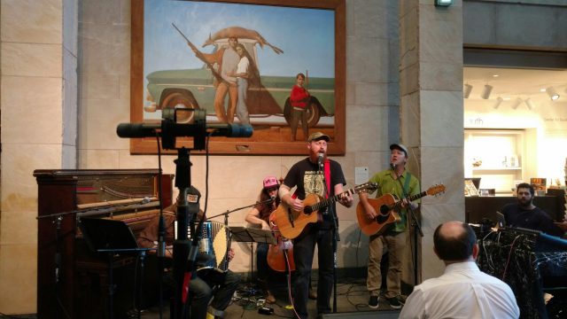 Luke Allen at the Ogden Museum.