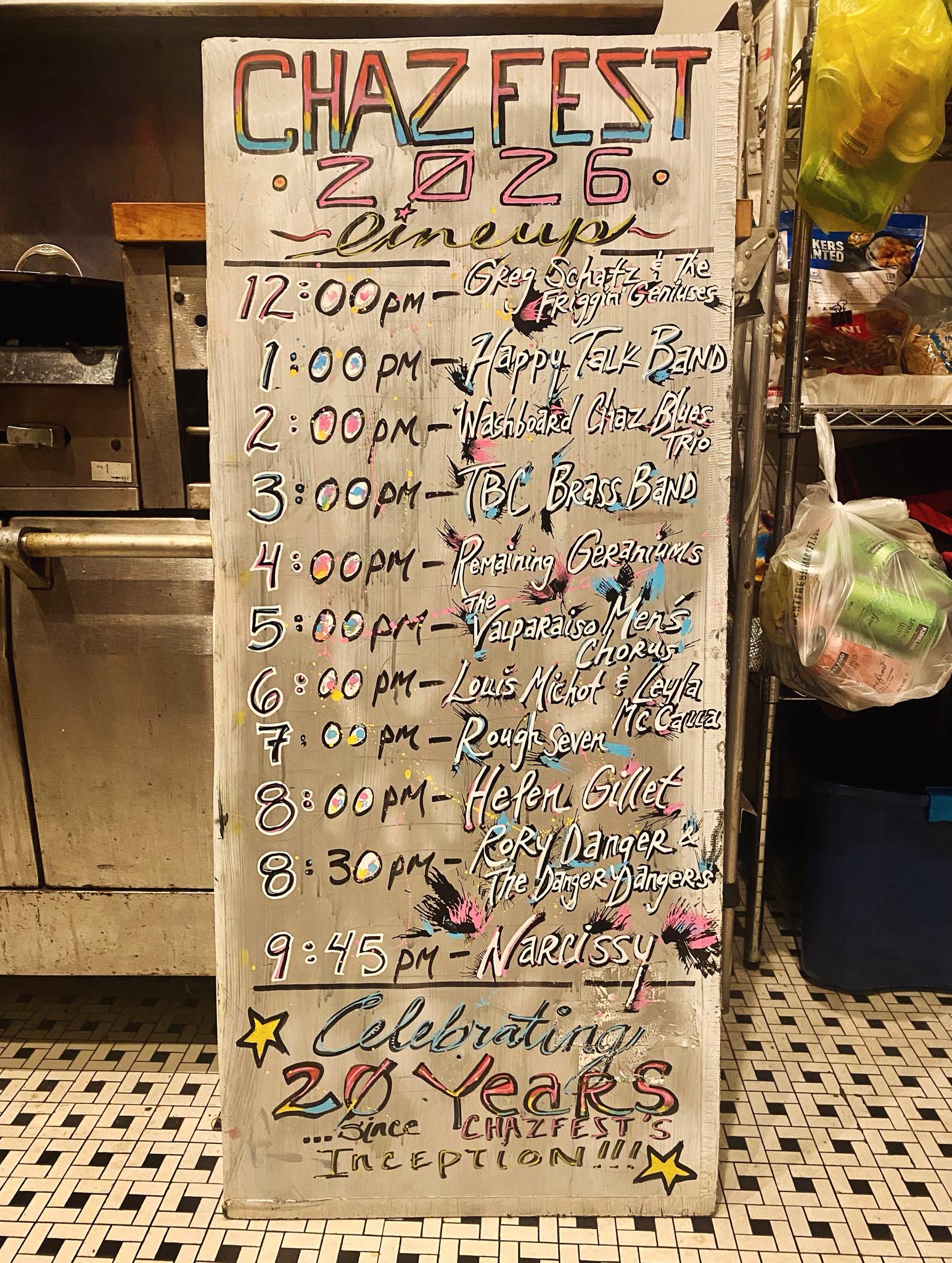 Happy Talk wat Chazfest -The Broadside - April 29, 2026 artwork