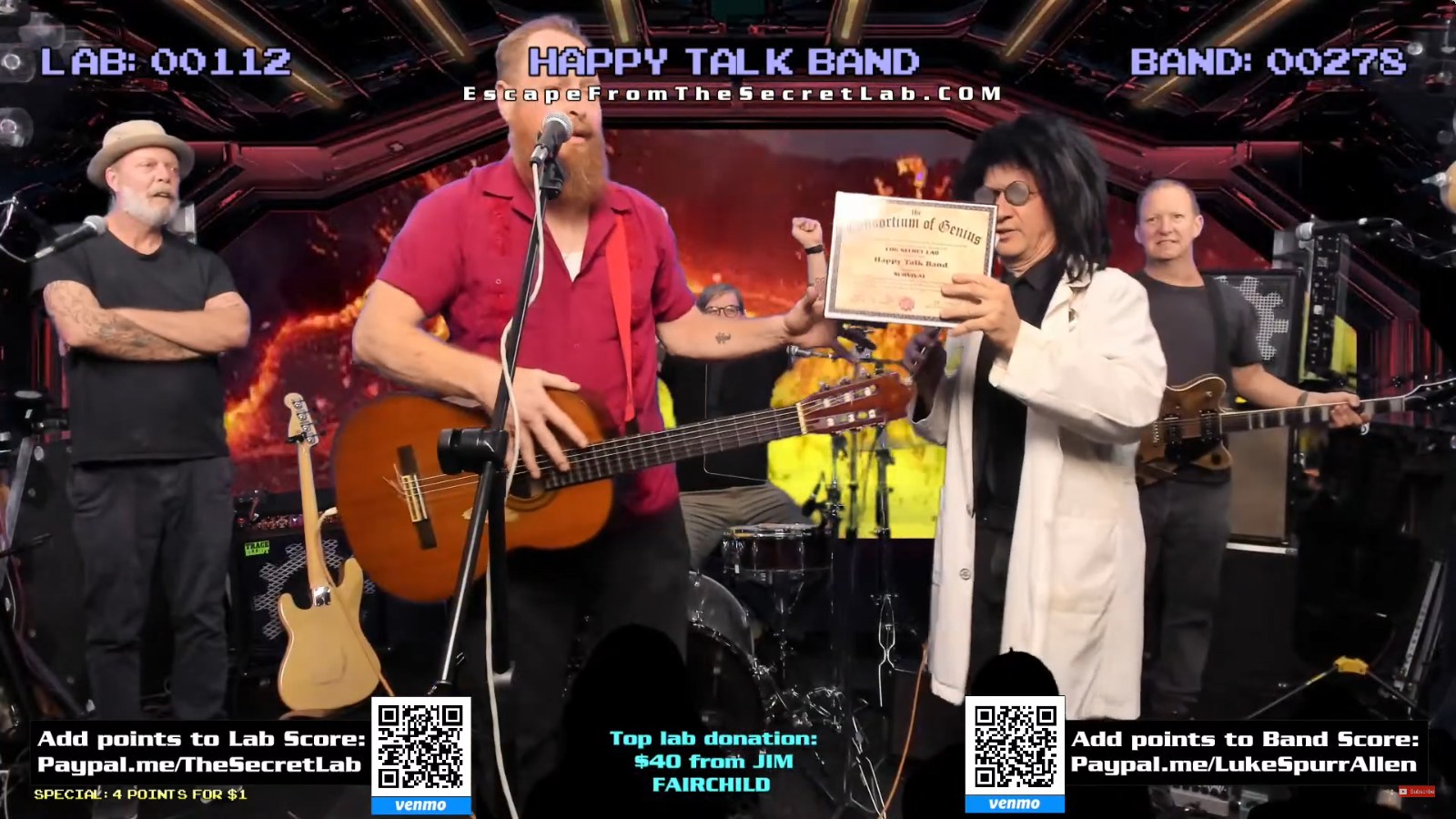Happy Talk Band - Secret Lab - June 8, 2025