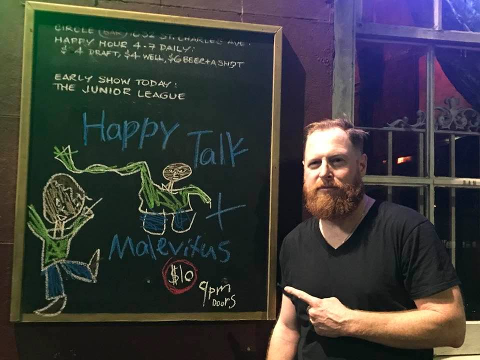 Happy Talk at Circle Bar on Saturday, March 7, 2020