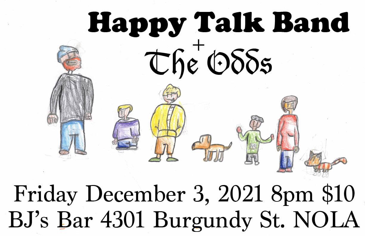 Happy Talk at BJs Lounge on Friday, December 3, 2021