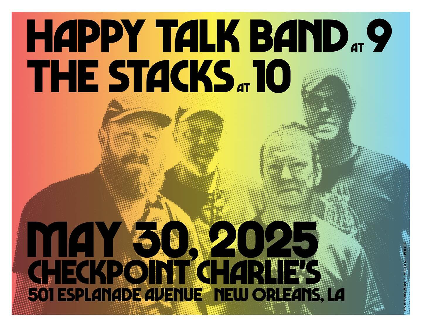 Happy Talk at Checkpoint Charlie's on Friday, May 30, 2025