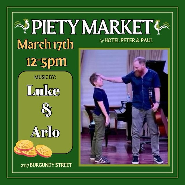 Happy Talk at Piety Market on Sunday, March 17, 2024