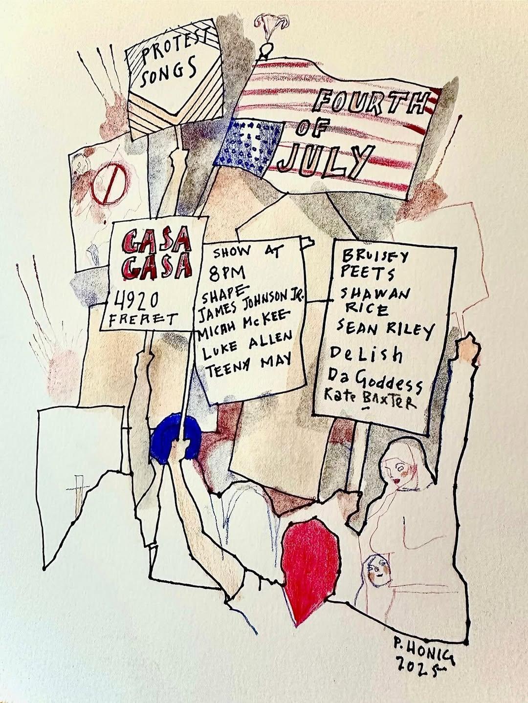 Happy Talk at Gasa Gasa on Friday, July 4, 2025