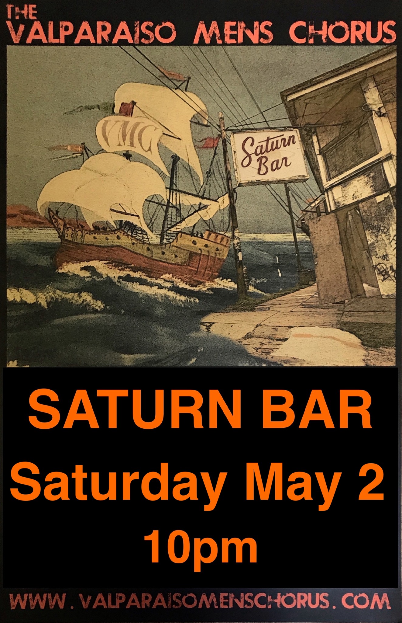 Valparaiso Men's Chorus, Saturn Bar, May 2, 2026 artwork
